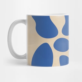 Minimal Contemporary Botanical Floral - Blue Mug